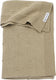 Meyco baby mini knots wiegdeken - sand - 75x100cm - 1.0 tog