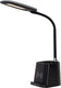 Lucide penny - bureaulamp - led dimbaar - 1x4,7w 3000k - met draadloze oplader - zwart