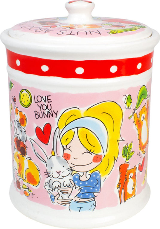 Blond amsterdam voorraadpot bunny - 16 cm