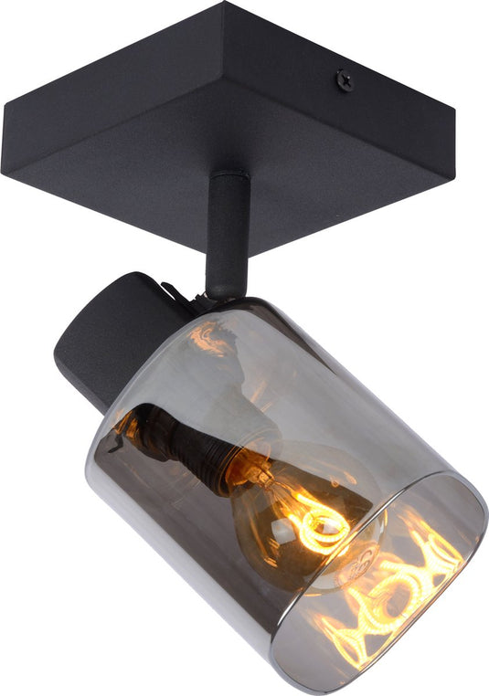 Lucide alion - plafondspot (plafondlamp) - 1xe14 - zwart