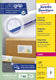 Avery witte laseretiketten quickpeel doos van 100 blad formaat 1996 x 1435 mm (b x h) 200 stuks 2 per blad