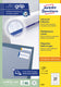 Avery universele etiketten, wit, 70,0 x 32,0 mm, permanent klevend