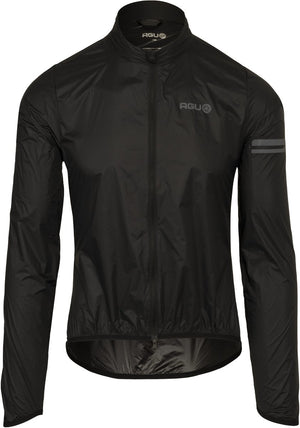 Agu essential - windjack - fietsjack - heren - l - zwart - lichtgewicht - waterafstotend - opvouwbaar - reflecterend