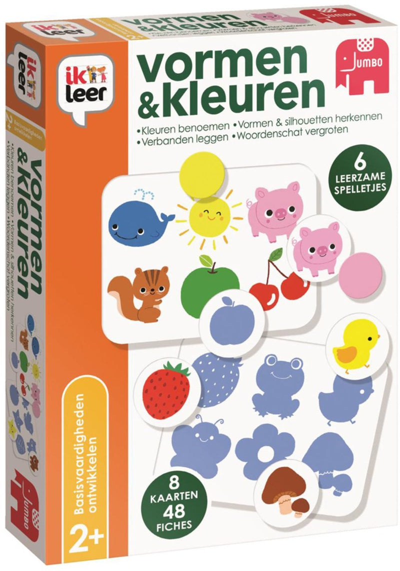 Load image into Gallery viewer, Ik leer jumbo vormen en kleuren educatief spel
