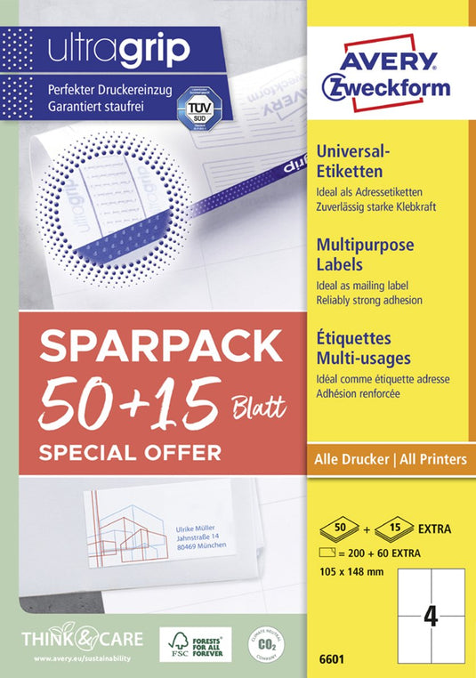 Avery -6601-multipurpose etiketten