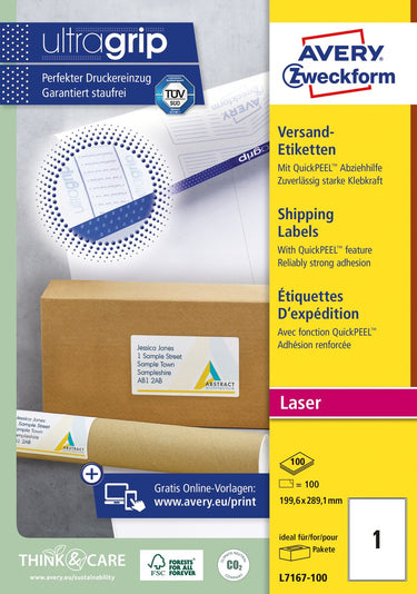 Avery -l7167-100-laseretiketten