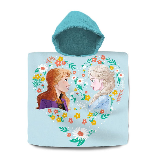 Disney frozen badponcho 60x120 cm katoen