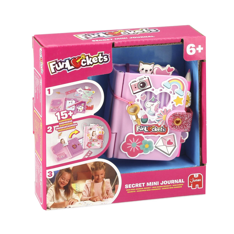 Load image into Gallery viewer, Jumbo funlockets geheim minidagboek
