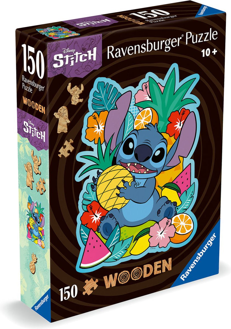 Load image into Gallery viewer, Ravensburger houten puzzel disney stitch - legpuzzel - 150 stukjes
