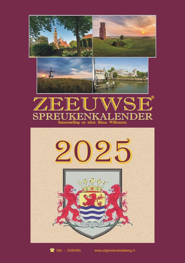 Merkloos sans marque zeeuwse spreukenkalender 2025