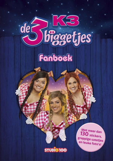 K3 : 3 biggetjes fanboek met stickers