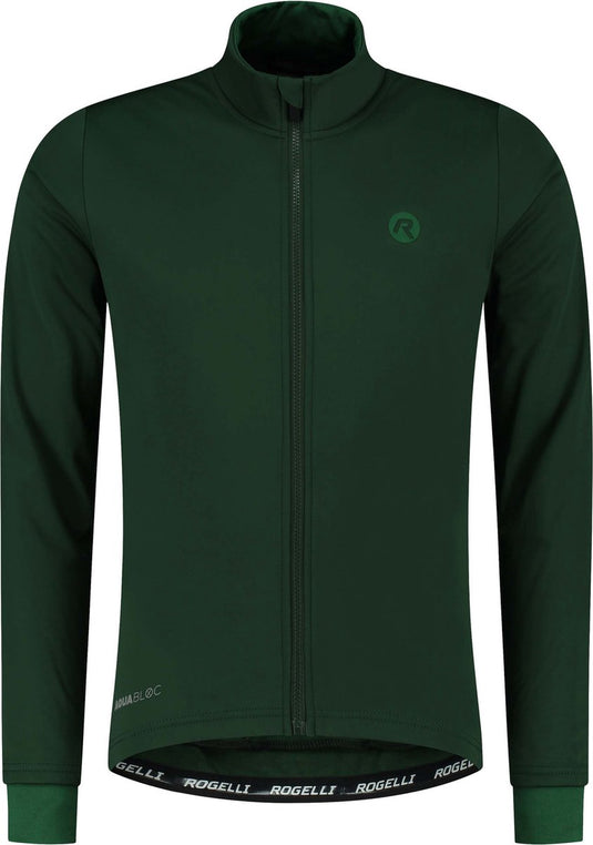 Rogelli essential fietsjack winter heren - legergroen - s