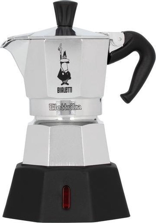 Bialetti moka elektrika 2 kops – elektrische percolator – 230v – aluminium – italiaanse espresso maker