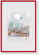 Walther new lifestyle - kunststof lijst - fotoformaat 30x45 cm - rood