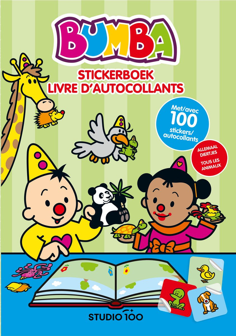 Load image into Gallery viewer, Bumba stickerboek - dieren

