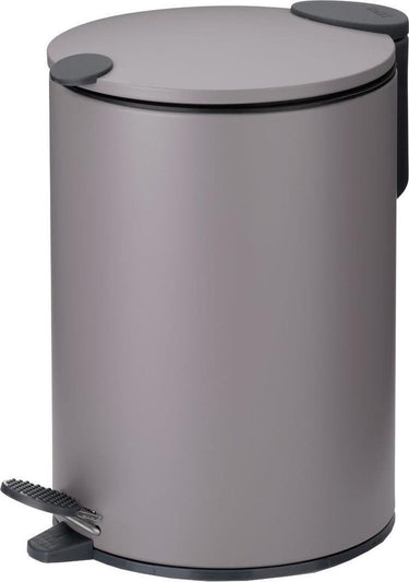 Kela pedaal afvalemmer, 3 l, licht grijs - | mats