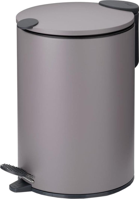 Kela pedaal afvalemmer, 3 l, licht grijs - | mats