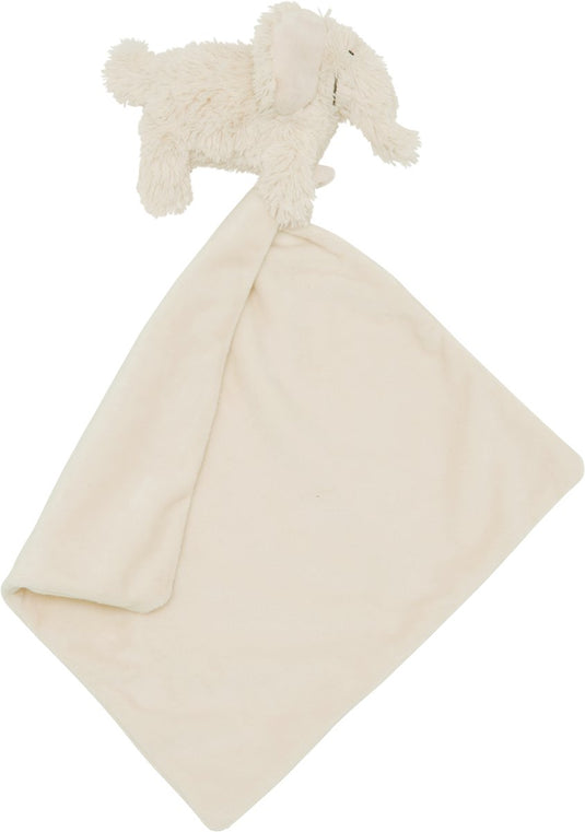 Happy horse olifant ezzy knuffeldoek - ecru - baby cadeau