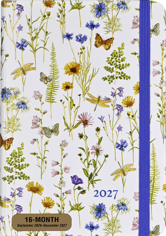 Peter pauper wildflower garden compact diary 16-mnds 2027