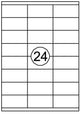 Merkloos sans marque quantore printeretiketten 70mmx35mm