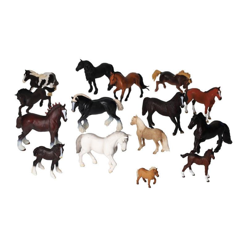 Load image into Gallery viewer, Mojo paarden en veulens schoolpakket, 15dlg.
