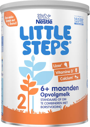 Little steps® nestlé little steps 2 - flesvoeding 6+ maanden - 2x 800 gram - babymelk - babyvoeding