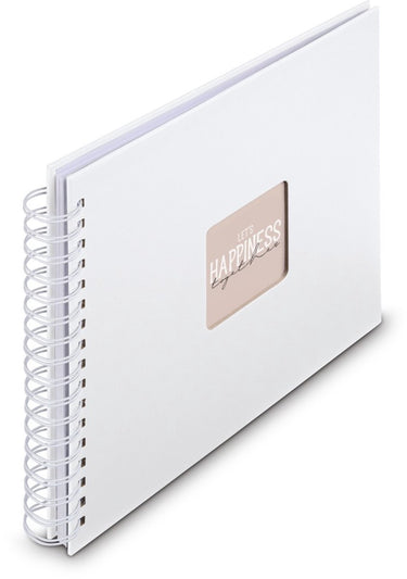 Hama spiraal fotoalbum - fine art - 28x24 - 50 pagina's - wit