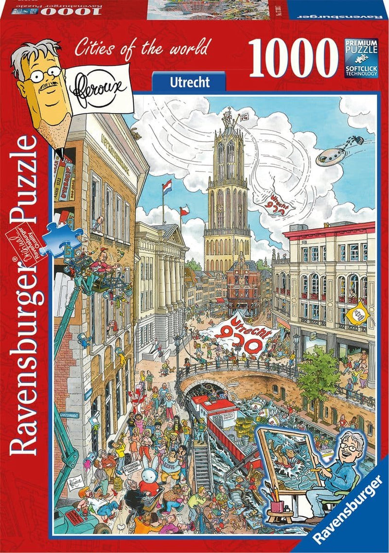 Load image into Gallery viewer, Ravensburger legpuzzel fleroux utrecht, 1000st.

