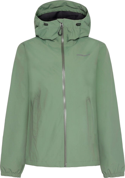 Didriksons varja wns jkt 2 dames outdoorjas - light moss 38