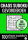 Choas sudoku sudoku medium: chaos sudoku - nr. 5 - puzzelboek met 100 medium puzzels voor volwassenen en ouderen