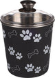 Flamingo kena met deksel - snackdoos honden - snackpot met deksel kena zwart 16cm 1900ml - 1st - 129893 - 1st