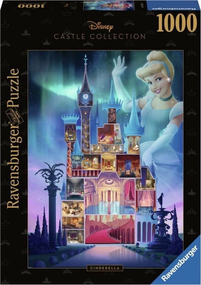 Afbeelding laden in galerijviewer, Ravensburger puzzel disney assepoester kasteel - 1000 stukjes.
