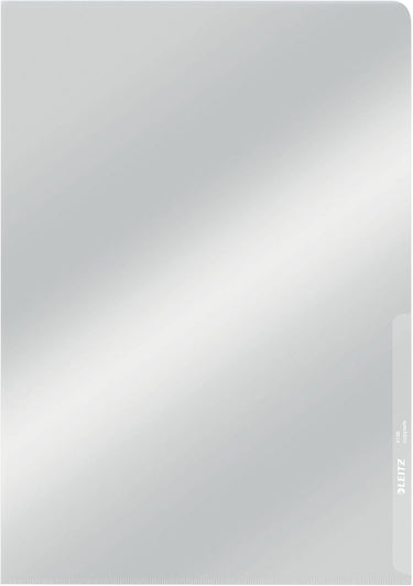 Leitz premium zichtmap pvc – a4 – 0,15 mm – 100 stuks - glashelder
