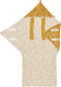 Meyco baby cheetah wikkeldeken - fleece - honey gold