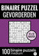 Merkloos sans marque binaire puzzel medium voor gevorderden - puzzelboek met 100 binairo's - nr.6