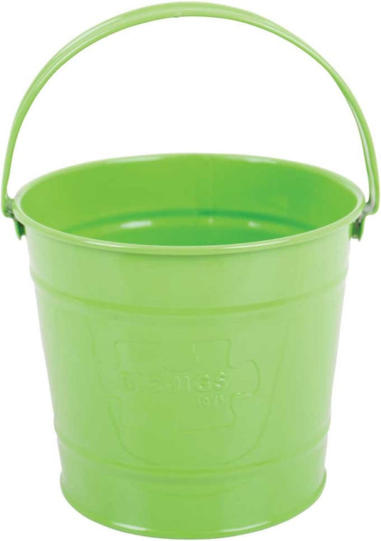 Bigjigs groene metalen emmer