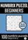 Merkloos sans marque puzzelboek met 100 numbrix puzzels voor beginners - nr.10 - numbrix puzzel makkelijk