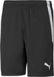 Puma teamliga shorts heren sportbroek - black- white l