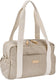 Béaba paris luiertas - unisex babytas - luiertas met verzorgingsmatje en isothermisch vak - kinderwagen- trolleybevestiging - 16l - clay
