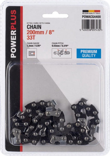 Powerplus powacg4400 ketting - 8 - 200mm - 33t - premium
