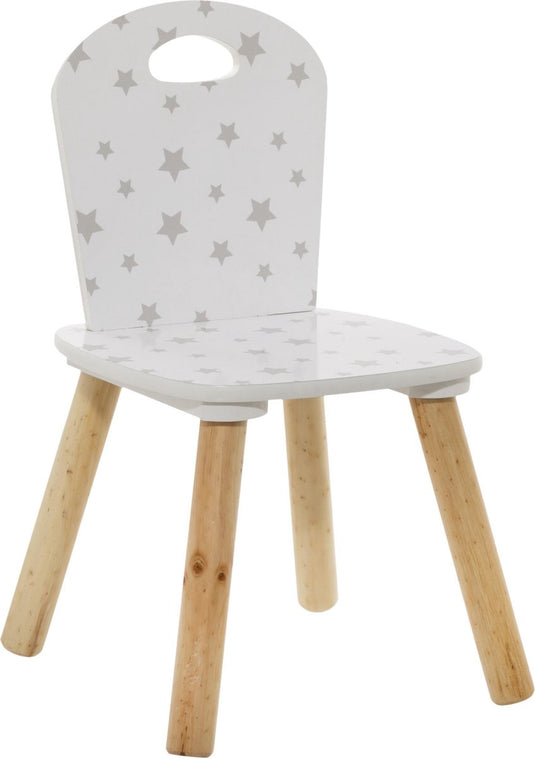 Atmosphera for kids kinderstoeltje wit met motief