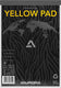 Aurora schrijfblok - yellow pad - recycled - a5 - geel - 80g - gelinieerd - 80 vel