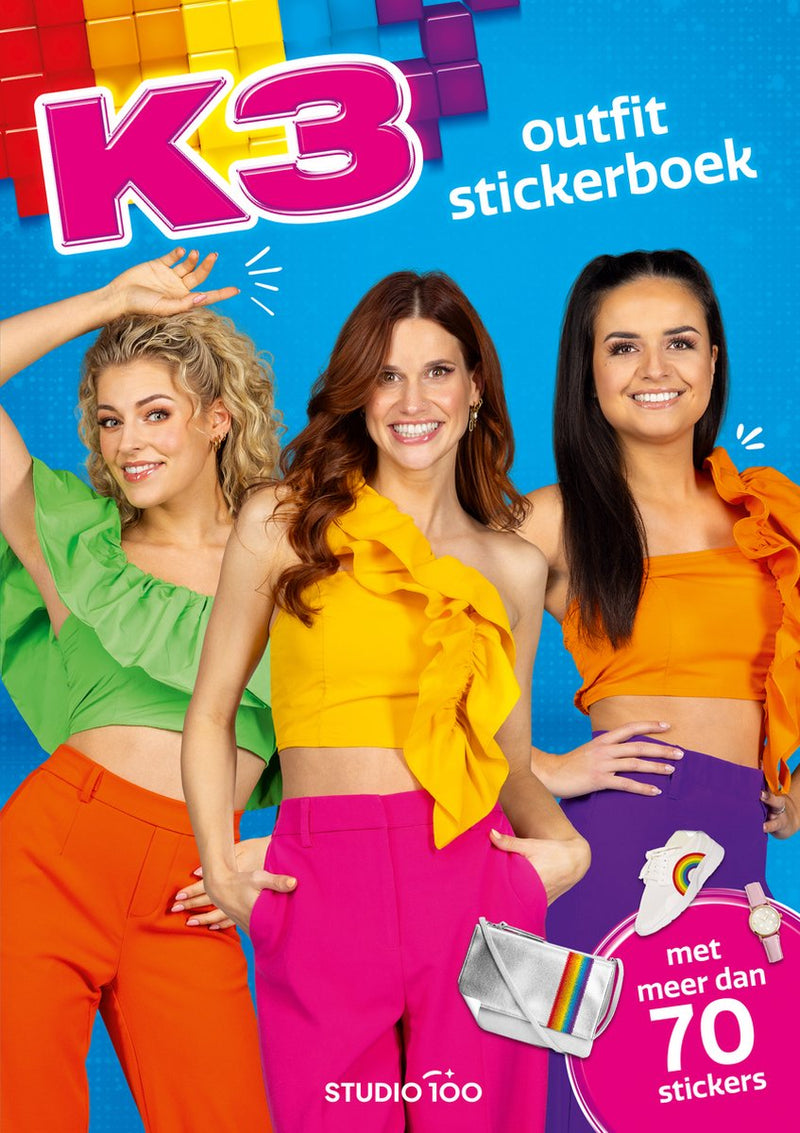 Load image into Gallery viewer, K3 stickerboek - outfit stickerboek - met meer dan 70 stickers
