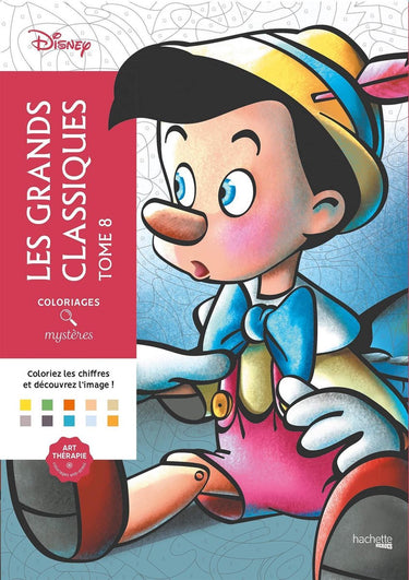 Hachette pratique coloriages mysteres les grands classiques disney tome 8