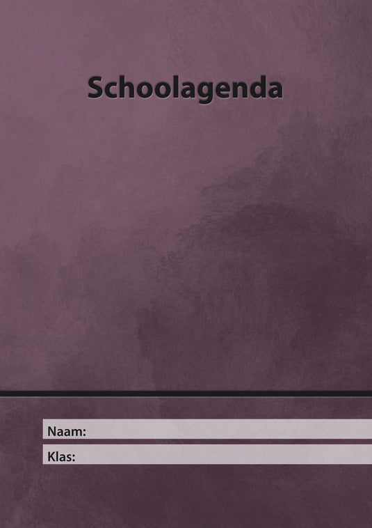 Schoolagenda - paperback