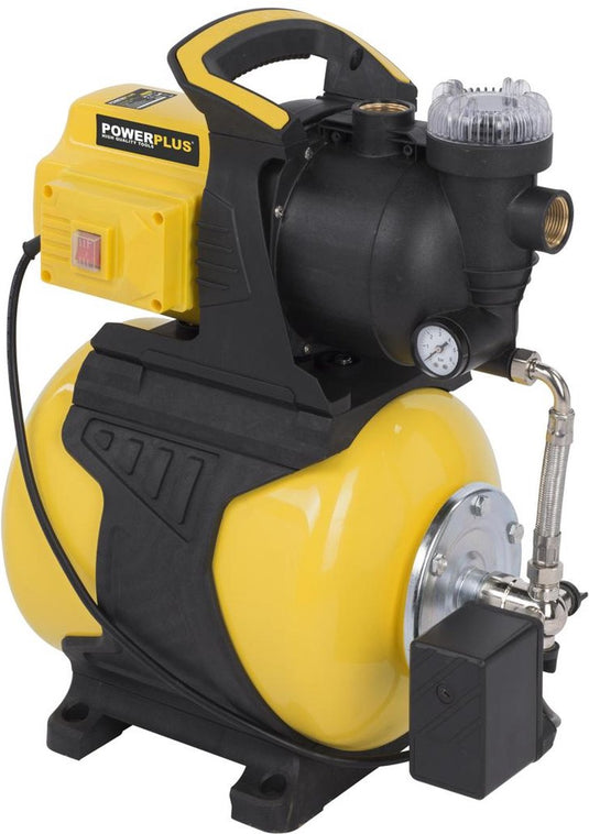 Powerplus elektrische waterpomp powxg9571 - tuinpomp van 600 w, temperatuur van 35°c en debiet van 3000 l u, tuingereedschap