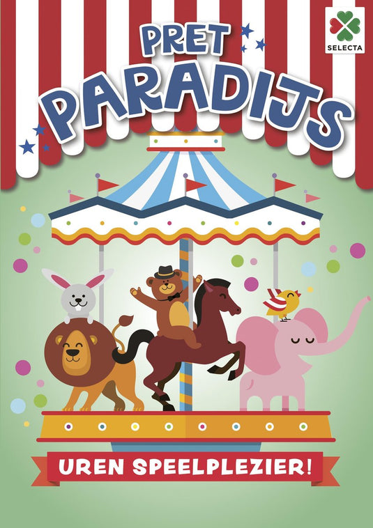 Selecta tactic pret paradijs doeboek - 48 pagina's - kleur-, puzzel- en activiteitenboek voor kinderen - vanaf 3 jaar