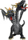 Bullyland 75597 – speelfiguur tweekoppige zwarte draak – ca. 9,2cm – levensecht en detailrijk vormgegeven – ideaal als fantasiefiguur, decoratie of cadeautje voor kinderen vanaf 3 jaar.