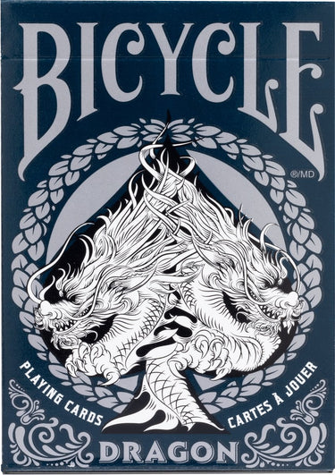 Cartamundi bicycle dragon white speelkaarten - mytische draken