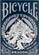 Cartamundi bicycle dragon white speelkaarten - mytische draken